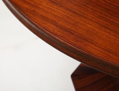 Giulio Moscatelli Walnut and Mahogany Center or Dining Table by Giulio Moscatelli