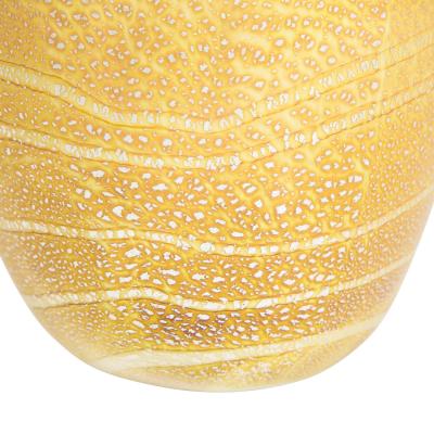 Giulio Radi Giulio Radi Vase with Silver Foil and Blue Inside ca 1950