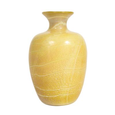 Giulio Radi Giulio Radi Vase with Silver Foil and Blue Inside ca 1950