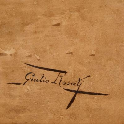 Giulio Rosati Late 19th century Italian Orientalist watercolour painting by Giulio Rosati