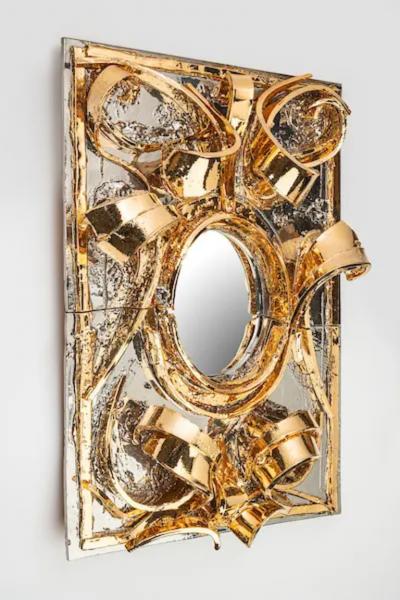 Giuseppe Ducrot GOLD AND PLATINUM MIRROR I