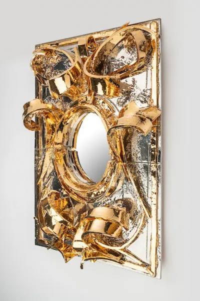 Giuseppe Ducrot GOLD AND PLATINUM MIRROR I