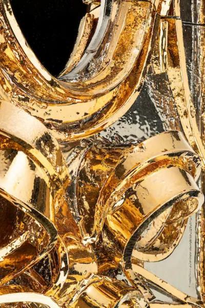 Giuseppe Ducrot GOLD AND PLATINUM MIRROR I