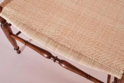Giuseppe Gaetano Descalzi Guido Chiappe Model Campanino Armchairs Beechwood and Cane Chiavari 1950s