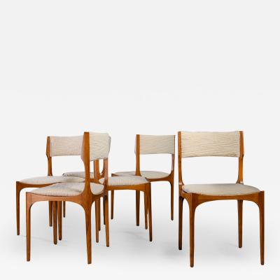 Giuseppe Gibelli Giuseppe Gibelli Set of six Elisabetta chairs in natural ash Italy 1961