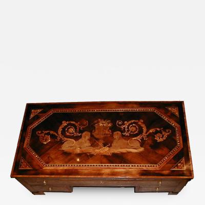 Giuseppe Maggiolini A North Italian Walnut and Fruitwood Marquetry Desk