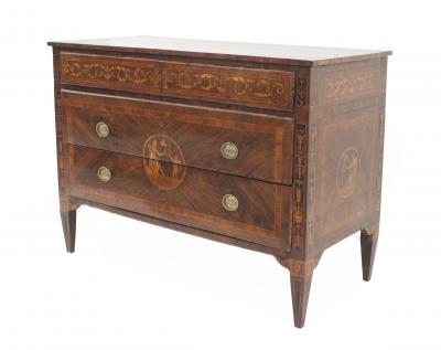 Giuseppe Maggiolini Northern Italian Late 18th Cent Neo Classical Walnut Commode
