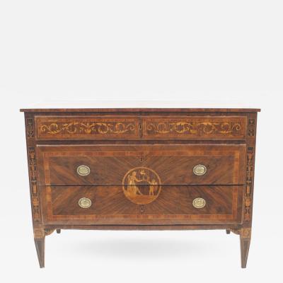 Giuseppe Maggiolini Northern Italian Late 18th Cent Neo Classical Walnut Commode