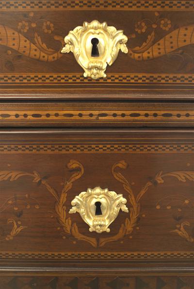 Giuseppe Maggiolini Pair of Northern Italian Neo classical Marquetry Inlaid Commodes