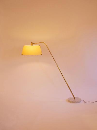 Giuseppe Ostuni Giuseppe Ostuni articulated floor lamp for O Luce Italy c1950