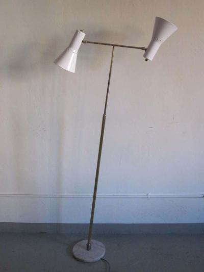 Giuseppe Ostuni Italian MId Century Modern Multi Flex Floor Lamp by Giuseppe Ostuni 1950