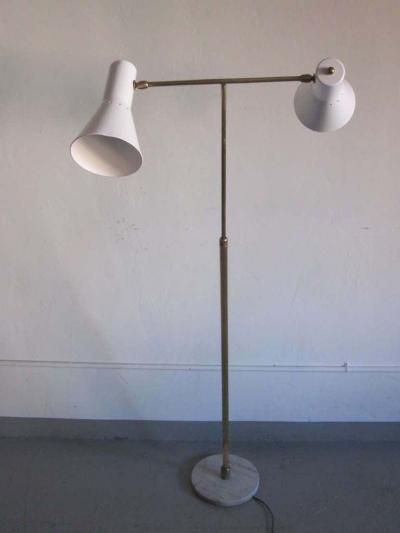 Giuseppe Ostuni Italian MId Century Modern Multi Flex Floor Lamp by Giuseppe Ostuni 1950