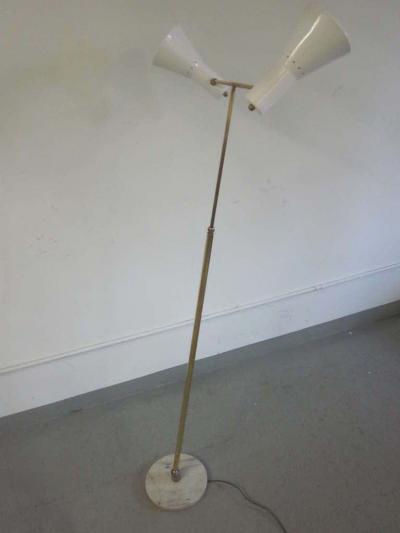 Giuseppe Ostuni Italian MId Century Modern Multi Flex Floor Lamp by Giuseppe Ostuni 1950