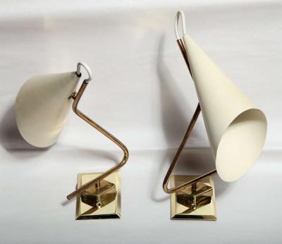 Giuseppe Ostuni Pair of Giuseppe Ostuni Sconces Made in Italy 1954