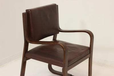 Giuseppe Pagano Pogatschnig Italian Bentwood Armchair by Giuseppe Pagano Pogatschnig 1940 Italy