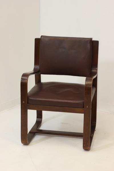 Giuseppe Pagano Pogatschnig Italian Bentwood Armchair by Giuseppe Pagano Pogatschnig 1940 Italy
