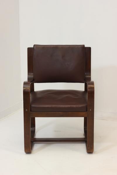 Giuseppe Pagano Pogatschnig Italian Bentwood Armchair by Giuseppe Pagano Pogatschnig 1940 Italy