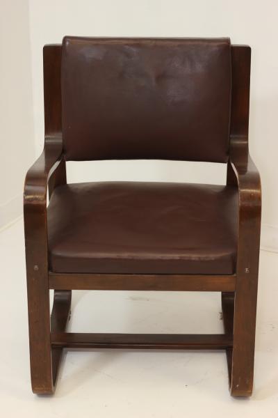 Giuseppe Pagano Pogatschnig Italian Bentwood Armchair by Giuseppe Pagano Pogatschnig 1940 Italy