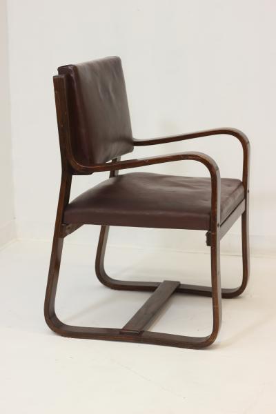 Giuseppe Pagano Pogatschnig Italian Bentwood Armchair by Giuseppe Pagano Pogatschnig 1940 Italy