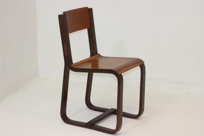 Giuseppe Pagano Pogatschnig Italian Bentwood Side Chair by Giuseppe Pagano Pogatschnig 1940 Italy