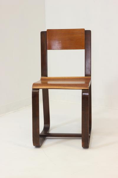 Giuseppe Pagano Pogatschnig Italian Bentwood Side Chair by Giuseppe Pagano Pogatschnig 1940 Italy
