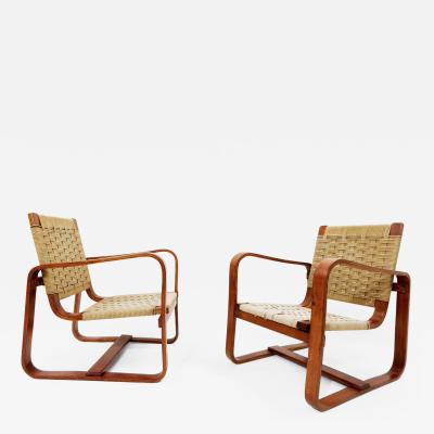 Giuseppe Pagano Pogatschnig Pair of Mid Century Bocconi Armchairs by Giuseppe Pagano Gino Maggioni