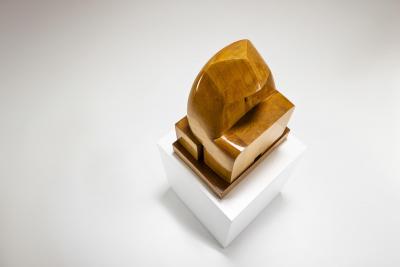 Giuseppe Rivadossi Capanno Sculpture in Lime Wood by Giuseppe Rivadossi Italy 1974