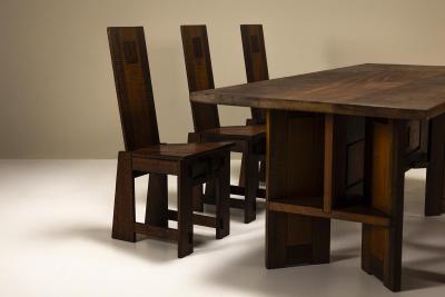 Giuseppe Rivadossi Dining Room Table in the Style of Giuseppe Rivadossi Italy 1970s