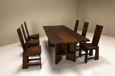 Giuseppe Rivadossi Dining Room Table in the Style of Giuseppe Rivadossi Italy 1970s