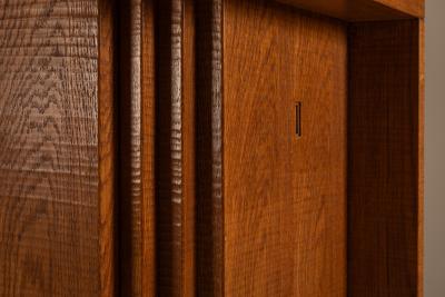 Giuseppe Rivadossi Dry Bar in Slavonian Oak by Giuseppe Rivadossi Italy 1980s