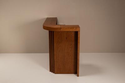 Giuseppe Rivadossi Dry Bar in Slavonian Oak by Giuseppe Rivadossi Italy 1980s