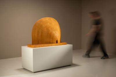 Giuseppe Rivadossi La Mia Casa Wooden Sculpture by Giuseppe Rivadossi Italy 1975