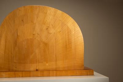 Giuseppe Rivadossi La Mia Casa Wooden Sculpture by Giuseppe Rivadossi Italy 1975