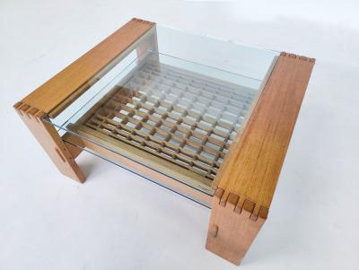 Giuseppe Rivadossi Mid Century Modern Coffee Table by Guiseppe Rivadossi