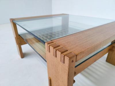 Giuseppe Rivadossi Mid Century Modern Coffee Table by Guiseppe Rivadossi