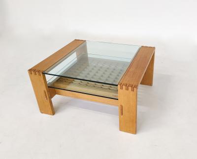 Giuseppe Rivadossi Mid Century Modern Coffee Table by Guiseppe Rivadossi