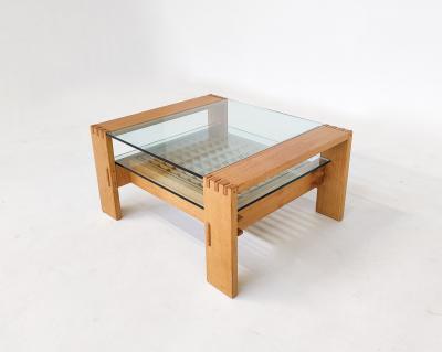 Giuseppe Rivadossi Mid Century Modern Coffee Table by Guiseppe Rivadossi