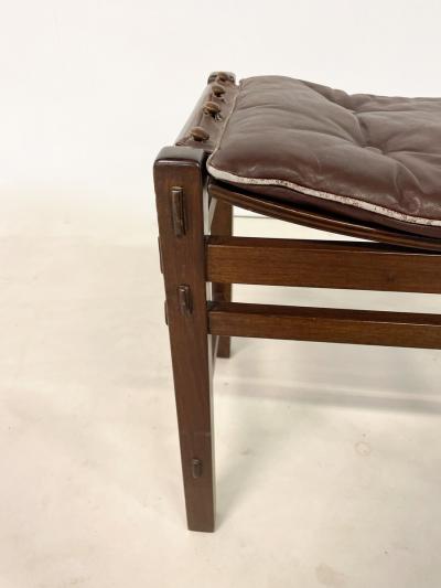 Giuseppe Rivadossi Pair of Italian Mid Century Modern Stools by Giuseppe Rivadossi
