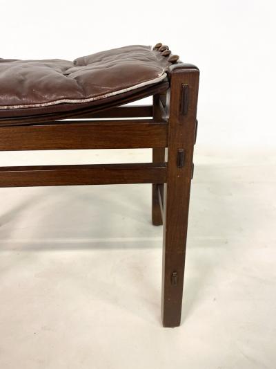 Giuseppe Rivadossi Pair of Italian Mid Century Modern Stools by Giuseppe Rivadossi