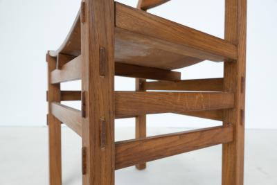 Giuseppe Rivadossi Set of 6 Italian Dining Chairs by Giuseppe Rivadossi