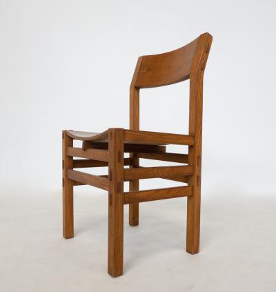 Giuseppe Rivadossi Set of 6 Italian Dining Chairs by Giuseppe Rivadossi