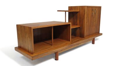 Giuseppe Scapinelli Asymmetrical Brazilian Modern Cabinet Attributed to Giuseppe Scapinelli