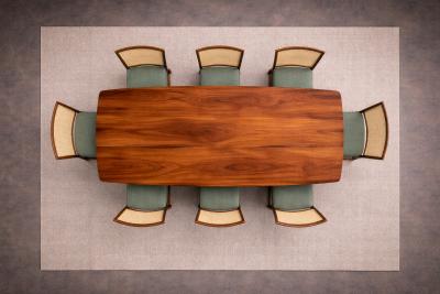 Giuseppe Scapinelli Brazilian Cavi na Dining Table for Eight Attributed to Giuseppe Scapinelli