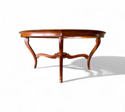 Giuseppe Scapinelli Brazilian Modern Coffee Table in Caviuna Glass Giuseppe Scapinelli 1950s