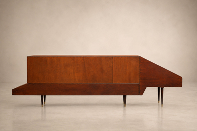 Giuseppe Scapinelli Brazilian Modern Credenza by Giuseppe Scapinelli in Brazilian Rosewood