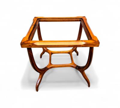 Giuseppe Scapinelli Brazilian Modern Side Table in Caviuna Marble Giuseppe Scapinelli 1950s