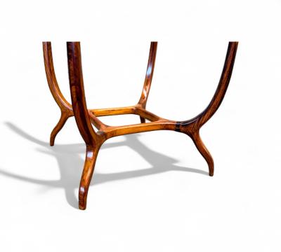 Giuseppe Scapinelli Brazilian Modern Side Table in Caviuna Marble Giuseppe Scapinelli 1950s