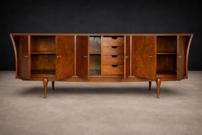 Giuseppe Scapinelli Caviuna Wood Credenza by Giuseppe Scapinelli for Zullo Sonato Brazil 1950s