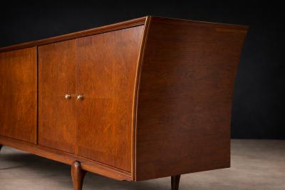 Giuseppe Scapinelli Caviuna Wood Credenza by Giuseppe Scapinelli for Zullo Sonato Brazil 1950s