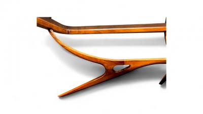 Giuseppe Scapinelli Coffee Table in Caviuna wood Glass Giuseppe Scapinelli 1950s Lot 655